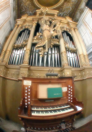 Organo della Cattedrale di Sorrento (Foto Giuseppe Ruggiero)