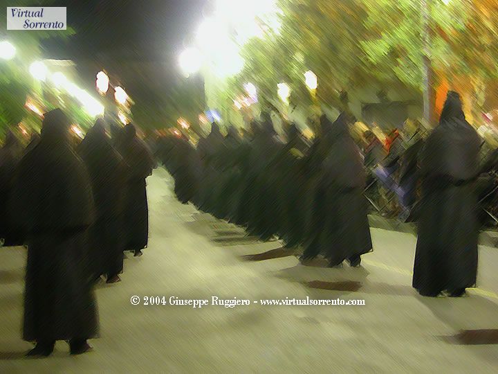 La Processione nera del Venerdì Santo a Sorrento