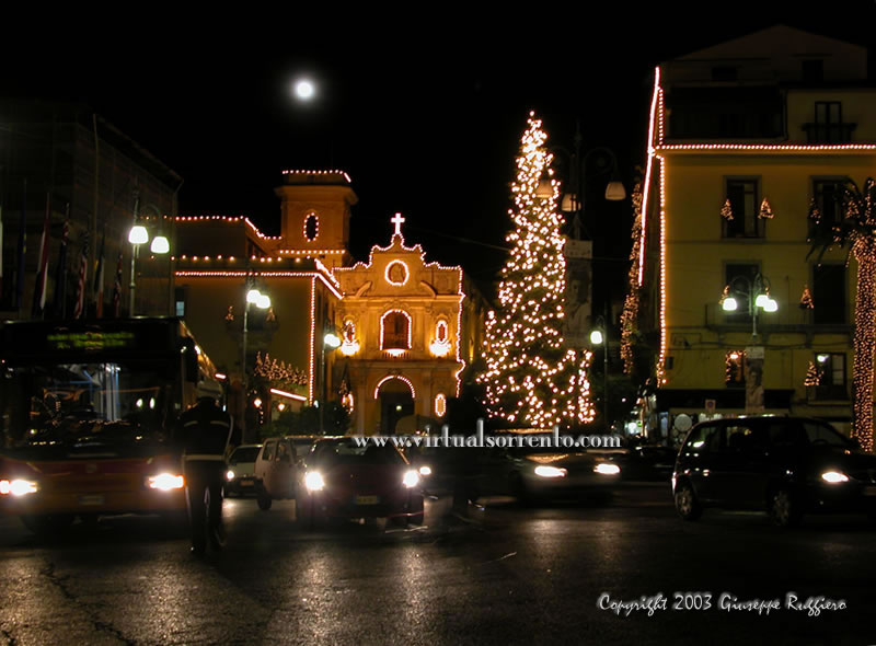 Sorrento - Piazza Tasso by night