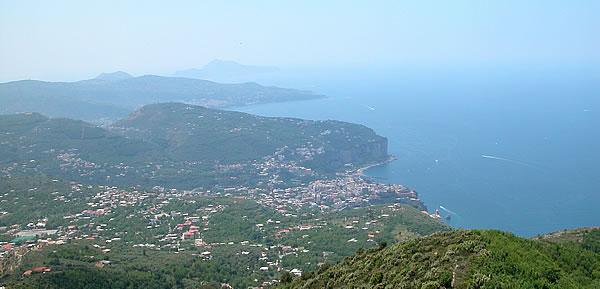 Costiera Sorrentina - Veduta panoramica dal Monte Faito